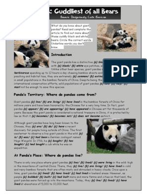 Реферат: Giant Panda Essay Research Paper What animal